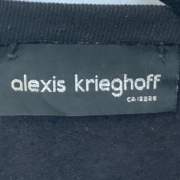 Vtg Alexis krieghoff patchwork top leathers, suedes Rhinestones, brass studs - Picture 8 of 12